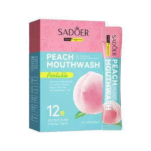 Peach mouthwash flavor sador for houa mouth